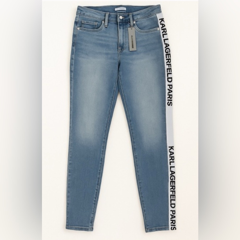 Karl Lagerfeld Paris Logo Tape Jeans – Size 31